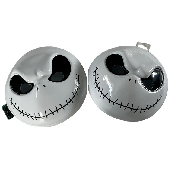 The Nightmare Before Christmas Jack‎ Skellington Halloween Mask NEW Lot of 2 - Picture 1 of 4